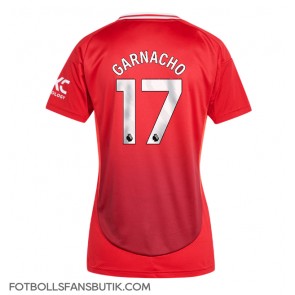 Manchester United Alejandro Garnacho #17 Replika Hemmatröja Damer 2024-25 Kortärmad